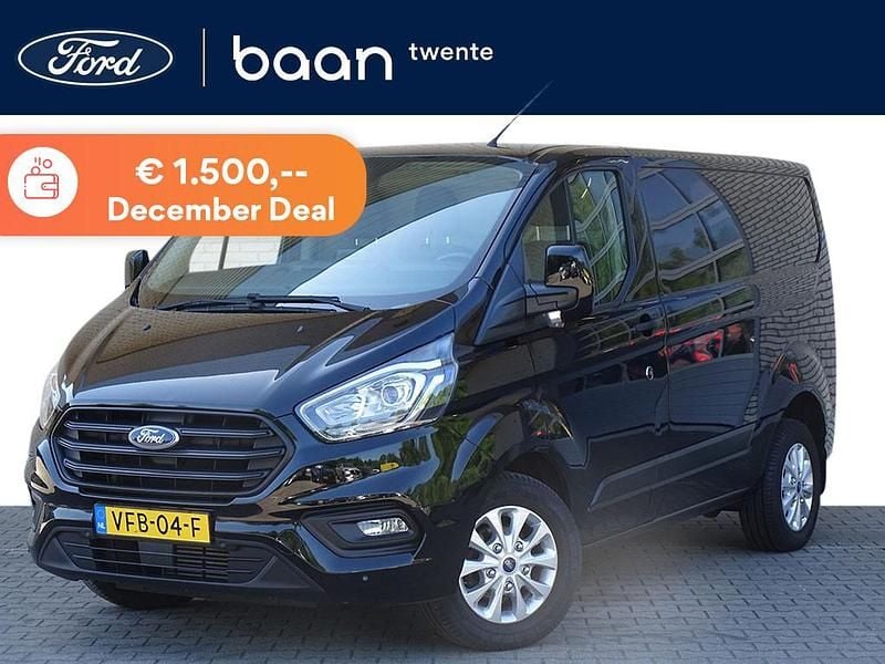 Zwart Gebruikt 2020 Ford Transit Custom Trend Van | € 17.995 (Super prijs) - Afbeelding 1/4