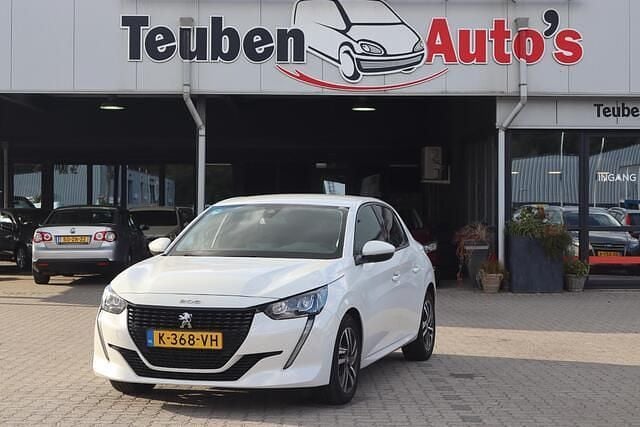 Wit Gebruikt 2021 Peugeot 208 Allure Hatchback | € 11.985 (Super prijs) - Afbeelding 1/4