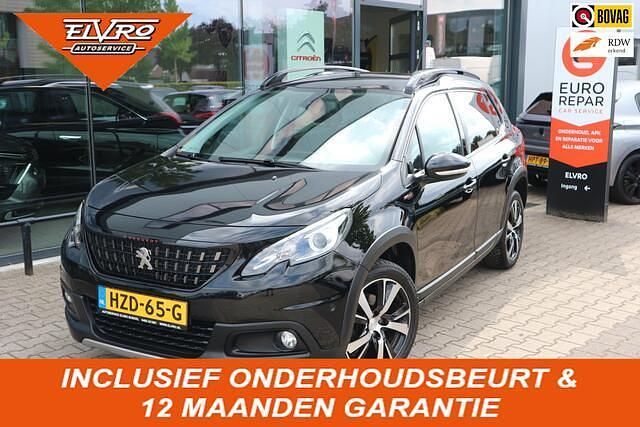 Zwart Gebruikt 2018 Peugeot 2008 GT-line SUV | € 14.450 (Eerlijke prijs) - Afbeelding 1/4