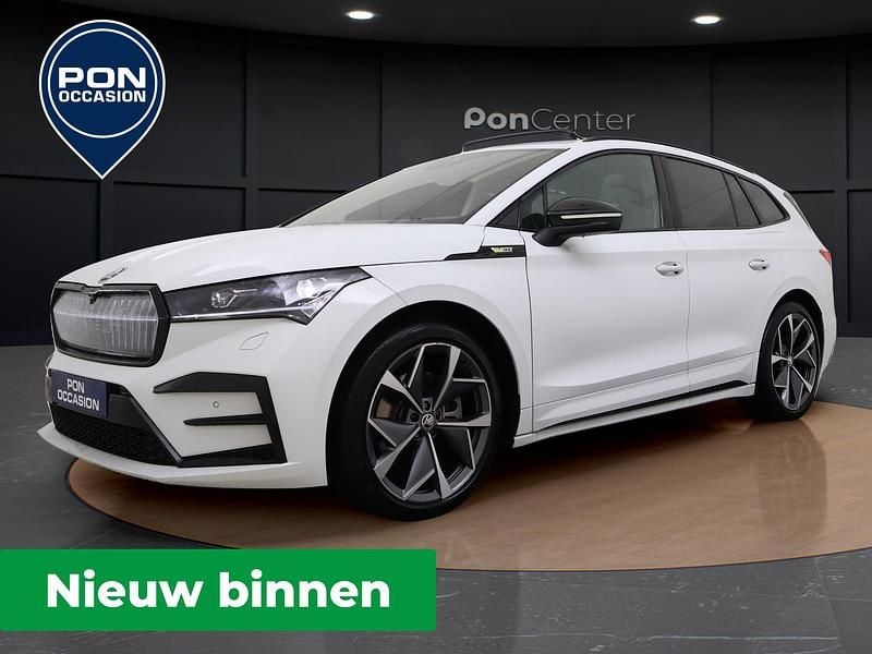 Occasion Skoda Enyaq iV RS 220 kW (300 PK) 2024 Wit SUV