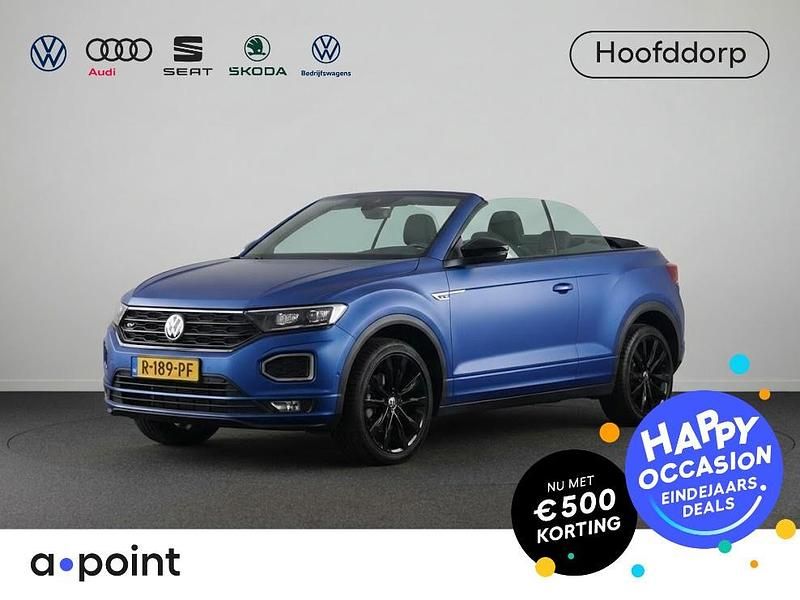 Blauw Gebruikt 2021 VW T-Roc Cabriolet R-line Cabriolet | € 28.949 (Goede deal) - Afbeelding 1/3