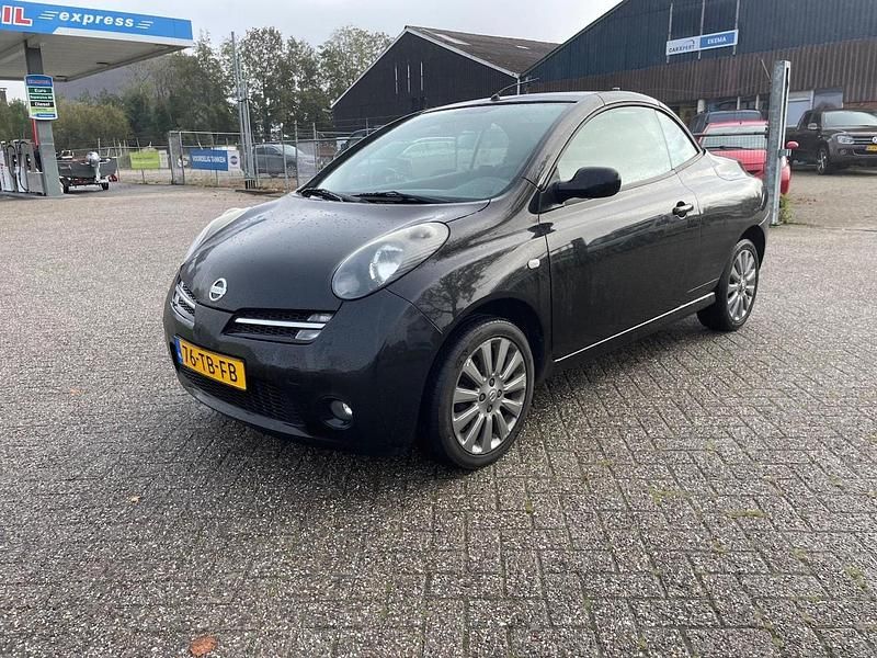 Zwart Gebruikt 2006 Nissan Micra Tekna+ Cabriolet | € 1.850 - Afbeelding 1/4