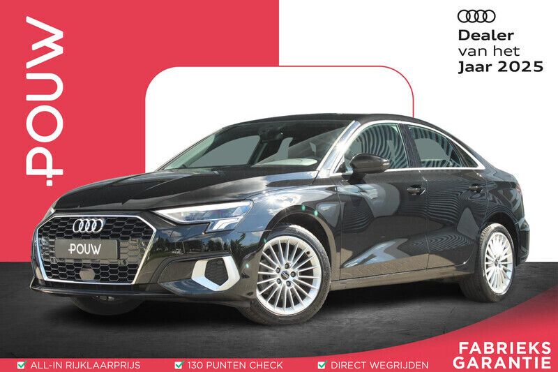 Zwart Gebruikt 2023 Audi A3 Advanced Sedan | € 28.950 (Eerlijke prijs) - Afbeelding 1/4