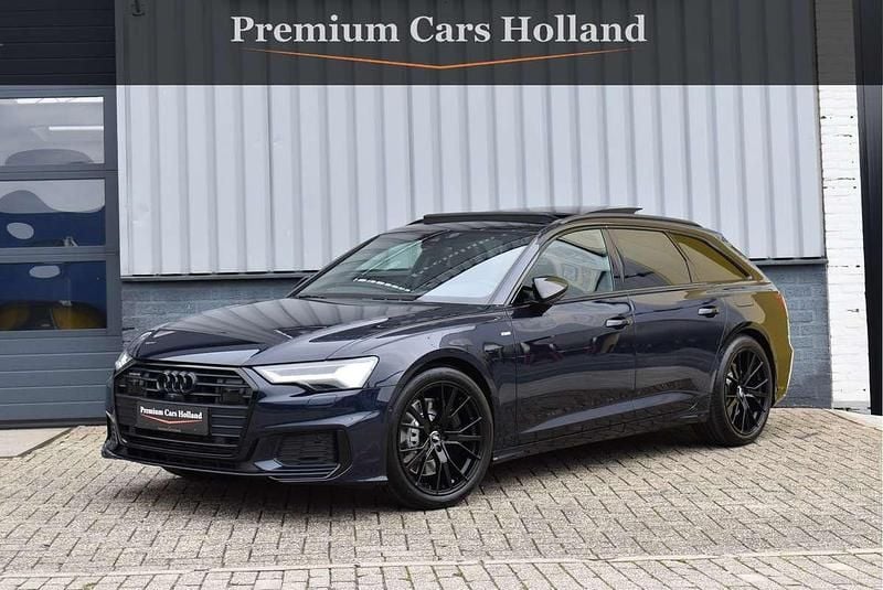 Blauw Gebruikt 2021 Audi A6 S-Line Stationwagen | € 39.950 (Super prijs) - Afbeelding 1/4