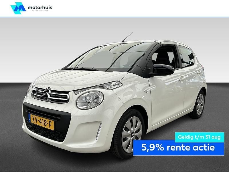 Wit Gebruikt 2019 Citroën C1 Feel Hatchback | € 8.845 (Eerlijke prijs) - Afbeelding 1/4