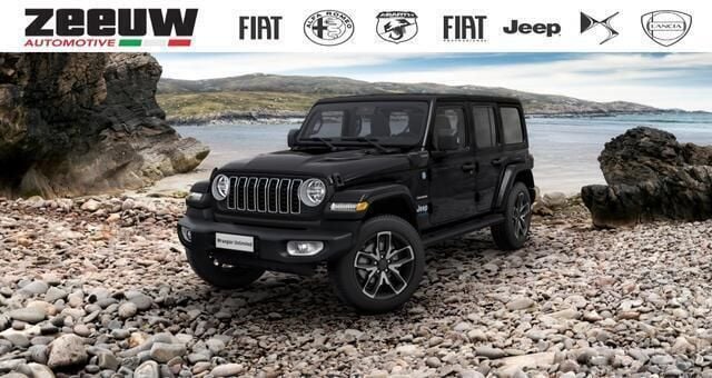 Zwart Nieuw 2025 Jeep Wrangler Sahara SUV | € 85.450 (Eerlijke prijs) - Afbeelding 1/4