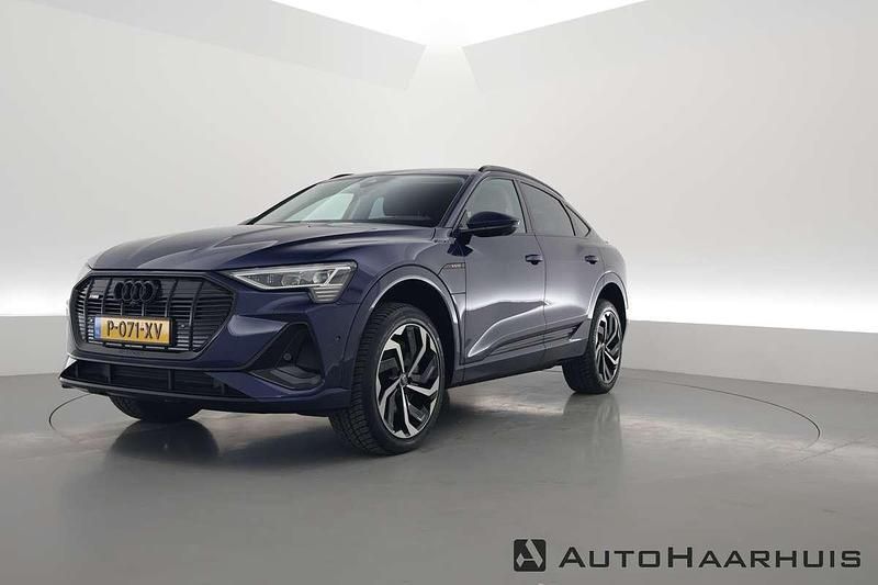 Blauw (metallic) Occasion 2021 Audi e-tron Sportback S-Line SUV | € 34.900 (Goede deal) - Afbeelding 1/3