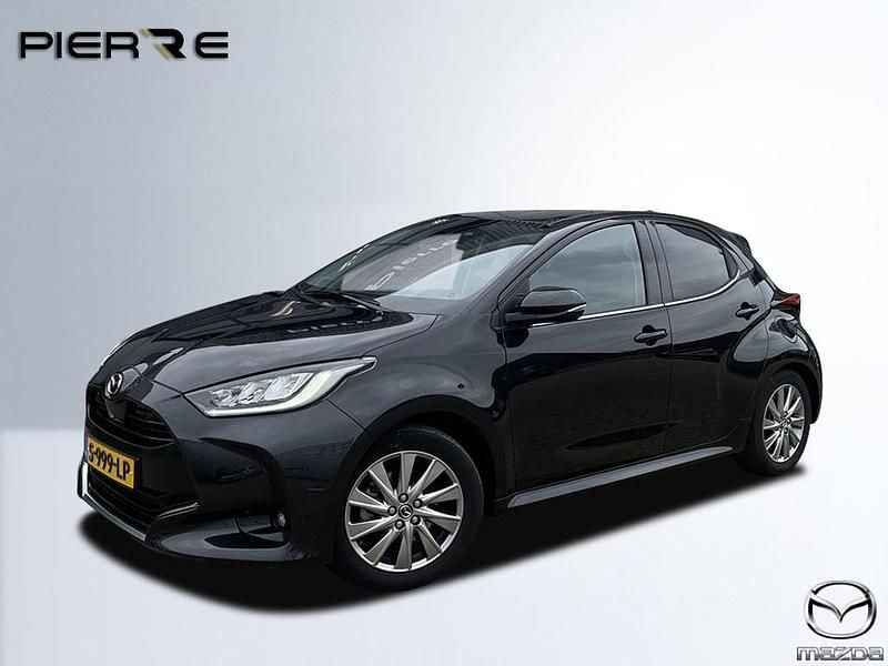 Zwart metallic Gebruikt 2023 Mazda 2 Hatchback | € 22.845 (Eerlijke prijs) - Afbeelding 1/4