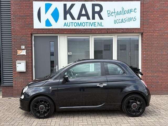 Occasion Fiat 500C Lounge 86 PK (63 kW) 2014 Zwart Cabriolet
