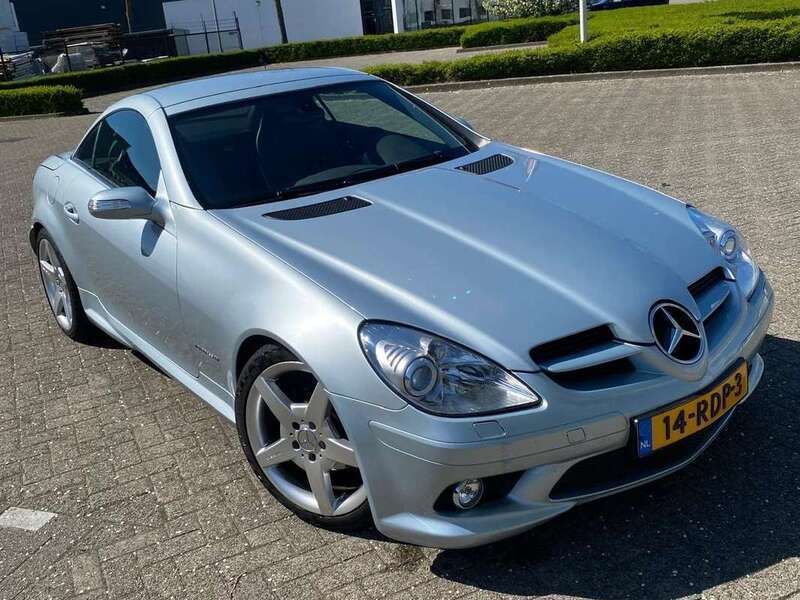 Grijs Gebruikt 2004 Mercedes SLK200 Cabriolet | € 13.650 - Afbeelding 1/4