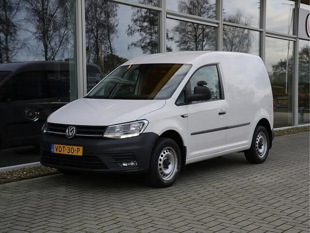 Wit Gebruikt 2020 VW Caddy Comfortline MPV | € 13.950 (Super prijs) - Afbeelding 1/4