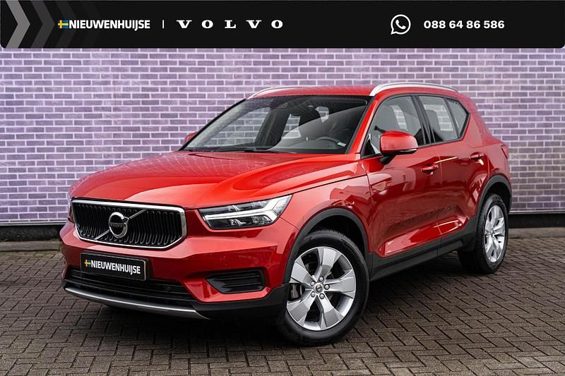 Rood Gebruikt 2020 Volvo XC40 Momentum SUV | € 27.194 (Eerlijke prijs) - Afbeelding 1/4
