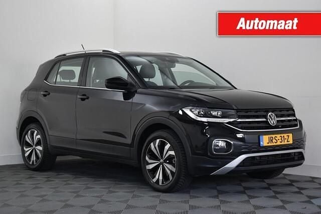 Zwart Gebruikt 2021 VW T-Cross Style SUV | € 24.750 (Eerlijke prijs) - Afbeelding 1/3
