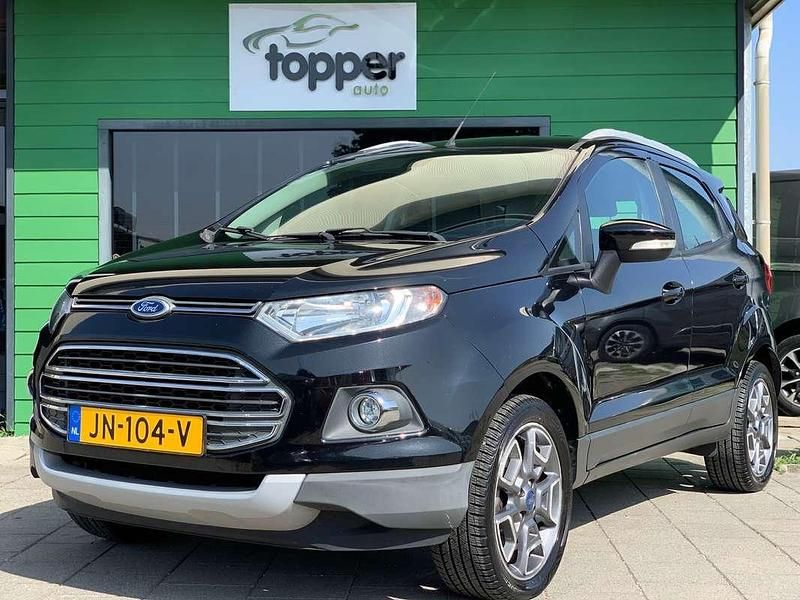Zwart Gebruikt 2016 Ford Ecosport Titanium SUV | € 8.950 (Eerlijke prijs) - Afbeelding 1/4