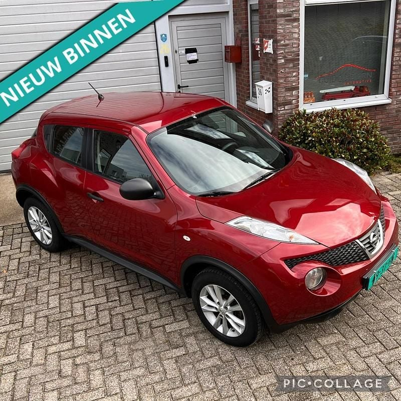 Rood Gebruikt 2011 Nissan Juke Visia SUV | € 7.500 (Super prijs) - Afbeelding 1/4