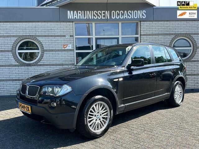 Zwart, metallic lak Gebruikt 2008 BMW X3 Executive SUV | € 5.995 (Goede deal) - Afbeelding 1/4