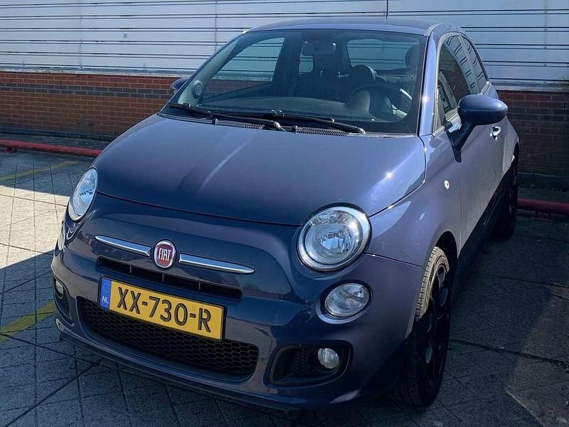 Blauw Gebruikt 2013 Fiat 500 Lounge Hatchback | € 5.500 (Eerlijke prijs) - Afbeelding 1/4
