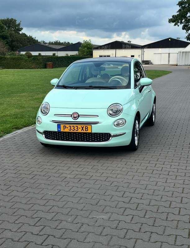 Groen Gebruikt 2015 Fiat 500S Lounge Hatchback | € 9.250 (Duur) - Afbeelding 1/4