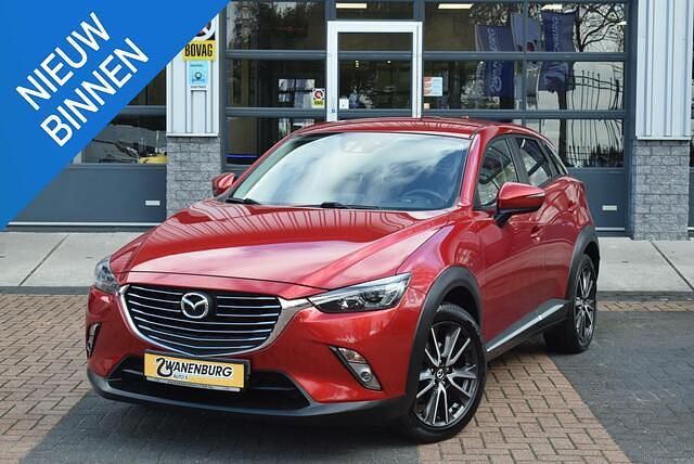 Rood Gebruikt 2016 Mazda CX-3 SUV | € 15.950 (Eerlijke prijs) - Afbeelding 1/4