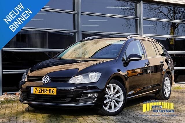 Occasion VW Golf VII Highline 123 PK (90 kW) 2015 Zwart Stationwagen