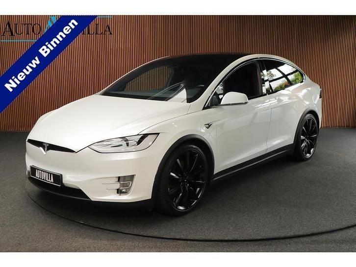 Wit Gebruikt 2020 Tesla Model X SUV | € 46.950 - Afbeelding 1/4
