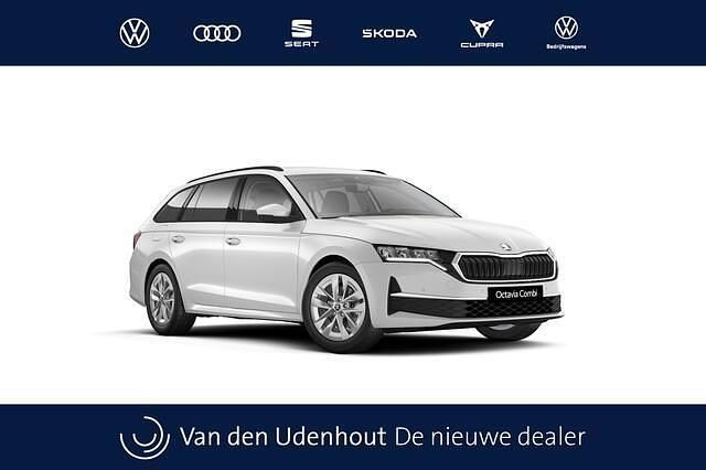 Wit Nieuw 2025 Skoda Octavia Business Line Stationwagen | € 38.556 (Eerlijke prijs) - Afbeelding 1/4