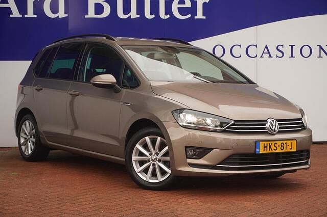 Geel Gebruikt 2016 VW Golf Sportsvan Highline MPV | € 14.999 (Eerlijke prijs) - Afbeelding 1/4