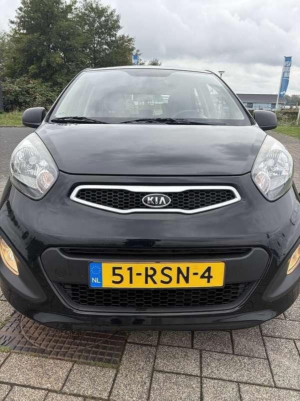 Zwart Gebruikt 2012 Kia Picanto Comfort Hatchback | € 5.500 (Goede deal) - Afbeelding 1/4