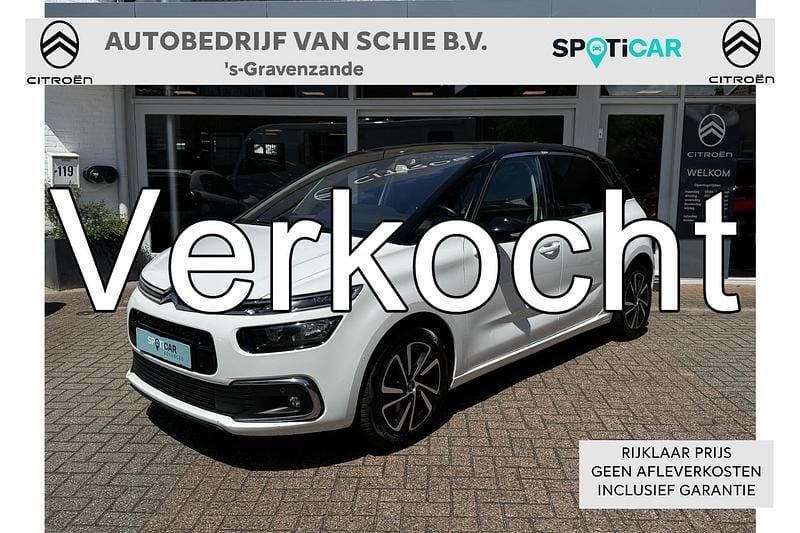 Wit Gebruikt 2018 Citroën C4 SpaceTourer Shine MPV | € 14.950 (Eerlijke prijs) - Afbeelding 1/4