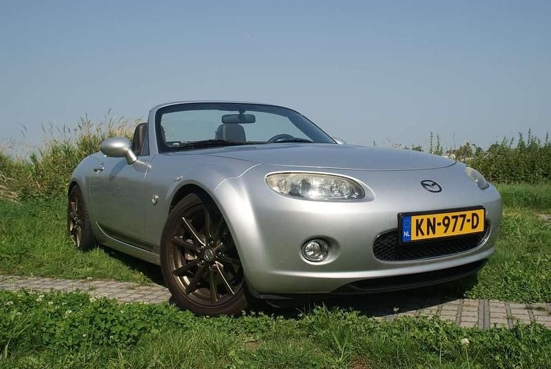 Grijs Gebruikt 2008 Mazda MX5 Exclusive Cabriolet | € 7.995 (Eerlijke prijs) - Afbeelding 1/4