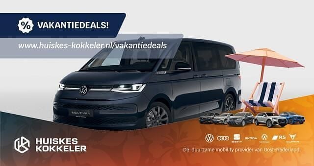 Blauw Nieuw 2025 VW Multivan Edition Van | € 69.485 (Super prijs) - Afbeelding 1/4