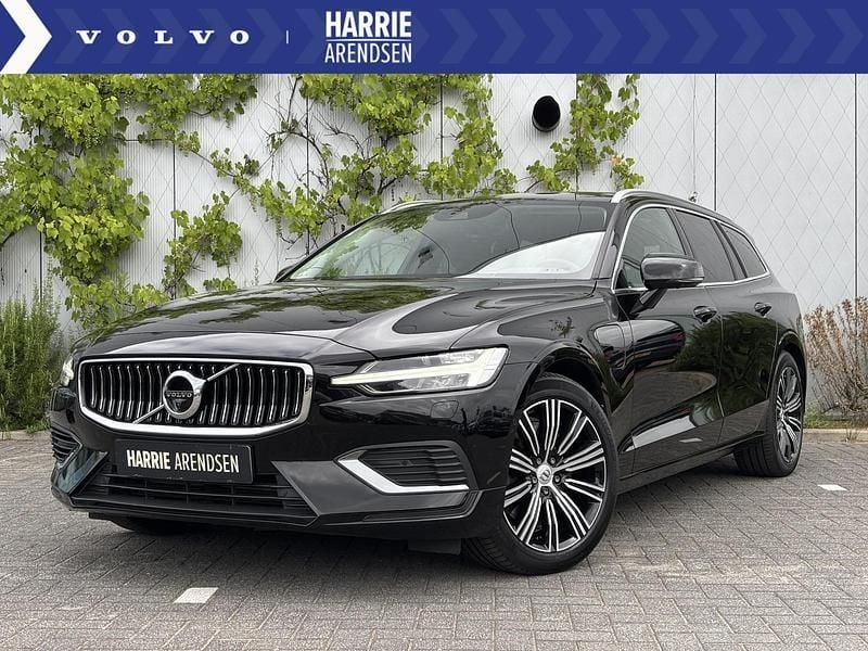 Zwart Gebruikt 2021 Volvo V60 Inscription Stationwagen | € 30.694 (Super prijs) - Afbeelding 1/4