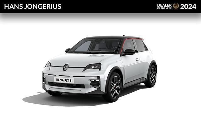 Blanc nacré + dakkleur noir étoilé (wit mica) Nieuw 2026 Renault R5 Techno Hatchback | € 34.841 (Iets duurder) - Afbeelding 1/4