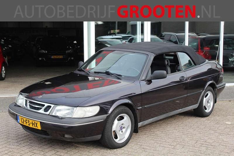 Paars, metallic lak Gebruikt 1997 Saab 900 Cabriolet Cabriolet | € 2.499 - Afbeelding 1/4