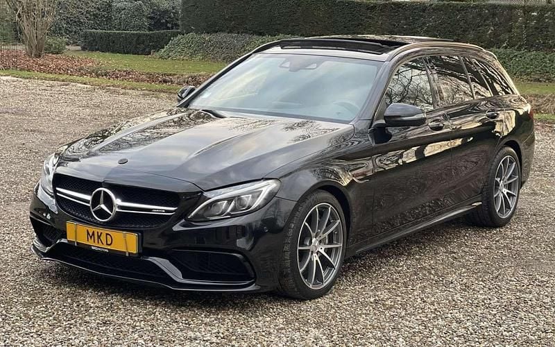 Zwart Occasion 2016 Mercedes C63 AMG AMG Stationwagen | € 37.510 (Super prijs) - Afbeelding 1/4