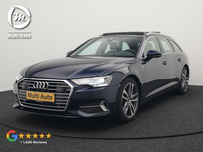 Blauw Gebruikt 2022 Audi A6 S-Line Stationwagen | € 46.880 (Eerlijke prijs) - Afbeelding 1/4