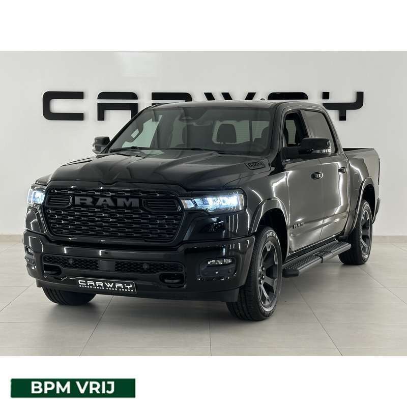 Zwart Nieuw 2024 Dodge Ram Pickup | € 64.900 (Super prijs) - Afbeelding 1/4