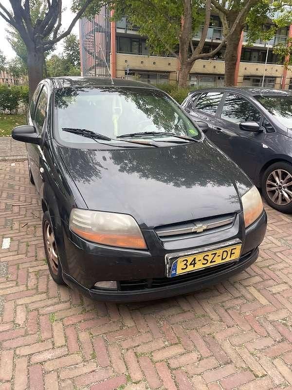 Zwart Occasion 2006 Chevrolet Kalos Hatchback | € 600 (Goede deal) - Afbeelding 1/2