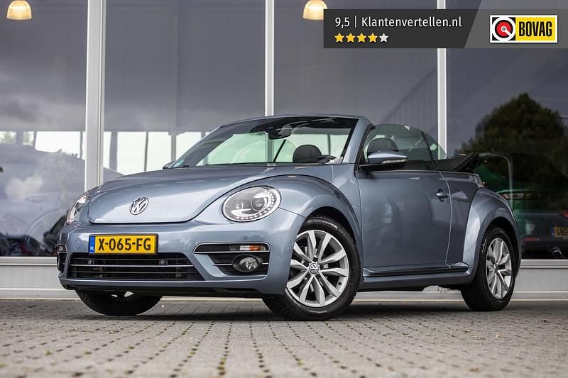 Blauw Gebruikt 2017 VW Beetle Exclusive Cabriolet | € 14.845 (Goede deal) - Afbeelding 1/4
