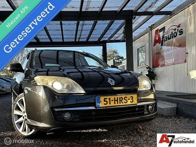 Zwart Gebruikt 2009 Renault Laguna III Initiale Stationwagen | € 2.899 (Goede deal) - Afbeelding 1/4