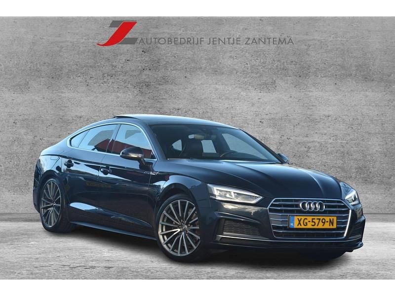 Blauw Gebruikt 2019 Audi A5 S-Line Hatchback | € 26.900 (Eerlijke prijs) - Afbeelding 1/4