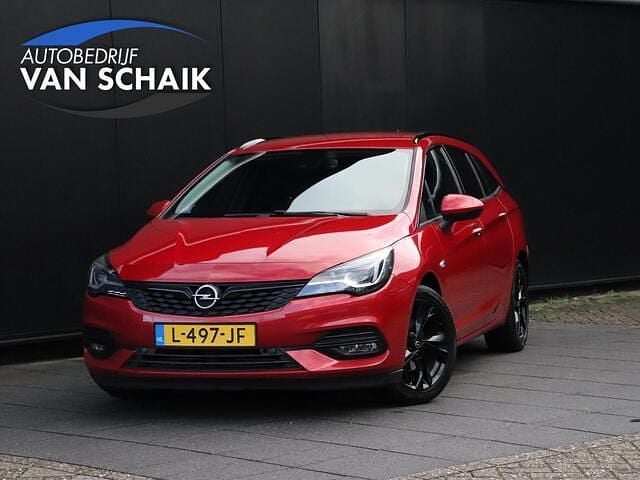 Rood Gebruikt 2021 Opel Astra Elegance Stationwagen | € 8.999 (Goede deal) - Afbeelding 1/4