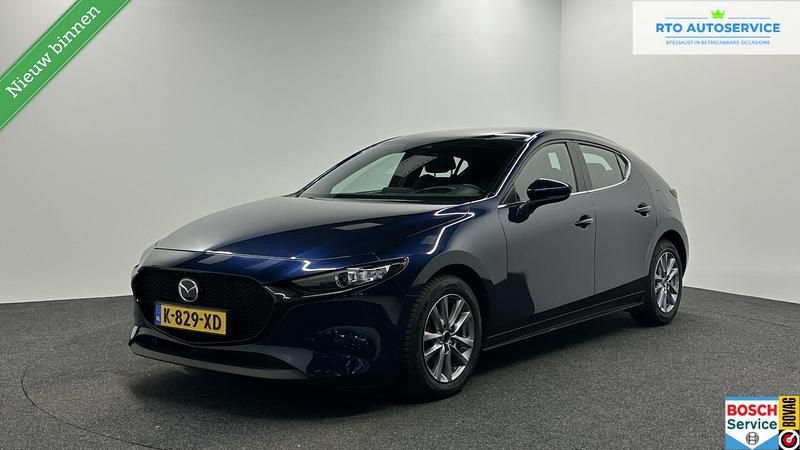 Blauw Gebruikt 2021 Mazda 3 Comfort Hatchback | € 21.000 (Eerlijke prijs) - Afbeelding 1/4