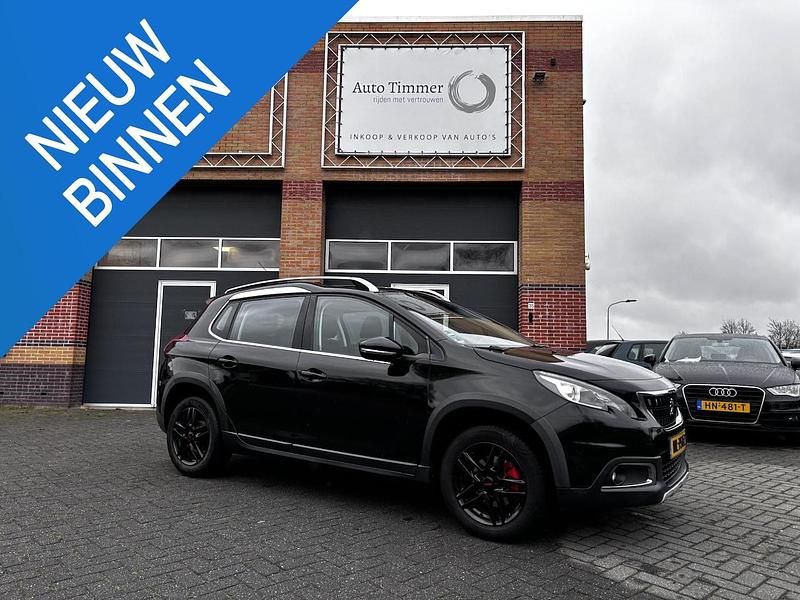 Zwart Occasion 2017 Peugeot 2008 Allure SUV | € 7.900 (Super prijs) - Afbeelding 1/4