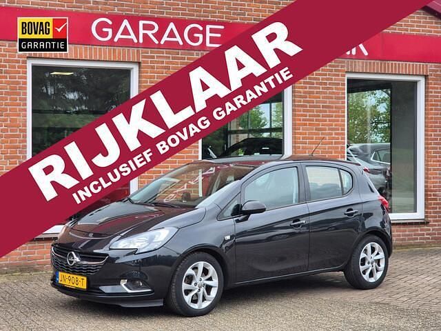 Zwart Gebruikt 2016 Opel Corsa Color Edition Hatchback | € 8.950 (Eerlijke prijs) - Afbeelding 1/4