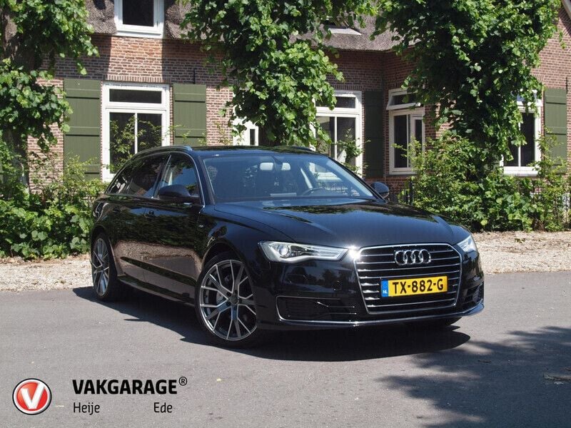 Zwart Gebruikt 2015 Audi A6 Premium Stationwagen | € 22.245 (Eerlijke prijs) - Afbeelding 1/4