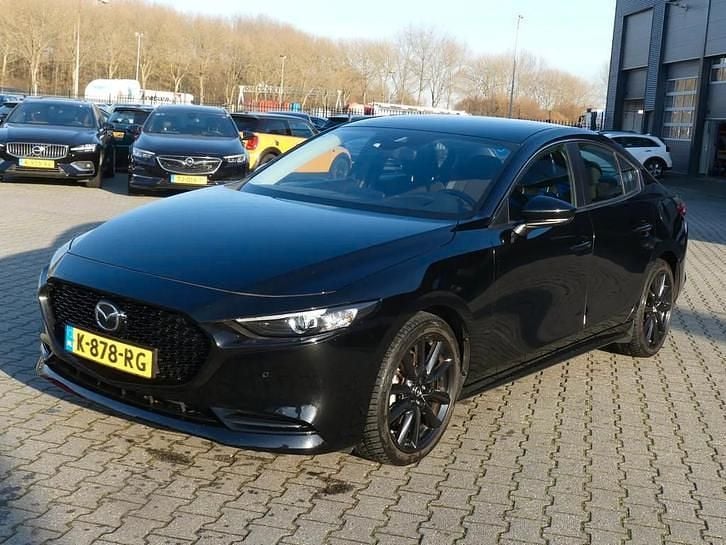 Occasion Mazda 3 Comfort 180 PK (132 kW) 2021 Zwart (metallic) Sedan