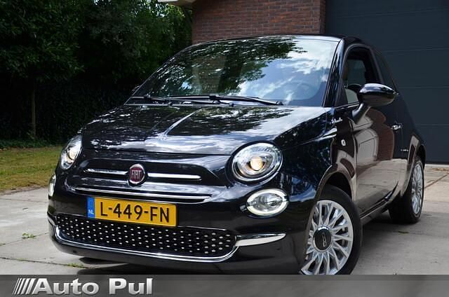 Zwart Gebruikt 2021 Fiat 500 Dolcevita Hatchback | € 12.900 (Eerlijke prijs) - Afbeelding 1/4