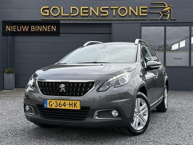 Grijs Gebruikt 2019 Peugeot 2008 Signature Sky SUV | € 11.443 (Goede deal) - Afbeelding 1/4
