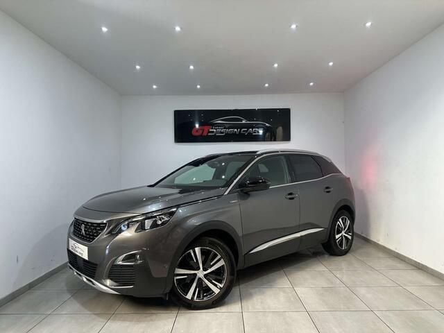 Grijs Gebruikt 2019 Peugeot 3008 GT-line SUV | € 16.900 - Afbeelding 1/4